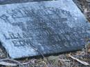 
Lilias Emily HAPGOOD,
mother;
Edward HAPGOOD,
father,
Maria COE,
grandmother;
Mooloolah cemetery, City of Caloundra

