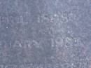 Mary BURGESS, born April 1898, died Feb 1983; Mooloolah cemetery, City of Caloundra   