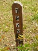 
Troy BOOTH,
1972 - 1996;
Mooloolah cemetery, City of Caloundra 
