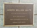 Joseph William (Uncle Joe) WHITE, born 10-4-1923 Coventry England, died 24-10-2000 Mooloolah; Mooloolah cemetery, City of Caloundra 