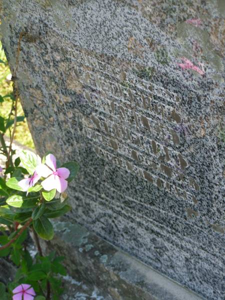 Frederick Charles TRUEMAN,  | father,  | died 1 Oct 1961 aged 81 years;  | Hannah Elizabeth TRUEMAN,  | mother,  | died 25 Sept 1950 aged 58 years;  | Moore-Linville general cemetery, Esk Shire  | 