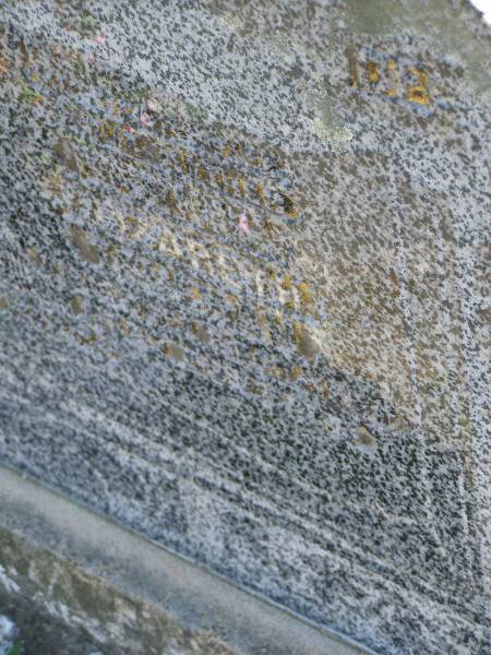 Frederick Charles TRUEMAN,  | father,  | died 1 Oct 1961 aged 81 years;  | Hannah Elizabeth TRUEMAN,  | mother,  | died 25 Sept 1950 aged 58 years;  | Moore-Linville general cemetery, Esk Shire  | 