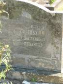 John ROLL,
died 12 Mar 1952 aged 86 years;
Norah ROLL,
wife,
died 10 May 1930 aged 59 years;
Moore-Linville general cemetery, Esk Shire