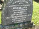 John DAVIS,
husband father,
died 10 Nov 1940 aged 72 years;
Caroline Gertrude Davis,
died 17 Jan 1967 aged 87 years;
Moore-Linville general cemetery, Esk Shire