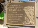 Sydney Charles (Snow) DANIELLS,
23-11-1926 - 29-06-2001,
husband father grandfather great-grandfather;
Moore-Linville general cemetery, Esk Shire