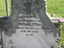 Patrick O'DAY, husband father, died 23 July 1924 aged 59 years; Moore-Linville general cemetery, Esk Shire 