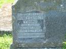 
Henry George YOUNG,
husband,
died 7 Oct 1954 aged 66 years;
Moore-Linville general cemetery, Esk Shire
