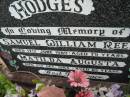 Samuel William Rees HODGES, died 17 June 1980 aged 79 years; Matilda Augusta HODGES, died 11 Dec 1984 aged 85 years; Mt Mort Cemetery, Ipswich 