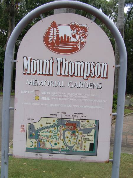 Mt Thompson Crematorium, Brisbane  | 