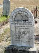 
Amy Evelyn HINRICHSEN
born: 8 Aug 1902
Died: 12 Jul 1905
aged 2 yrs 11 months

Mt Walker HistoricPublic Cemetery, Boonah Shire, Queensland

