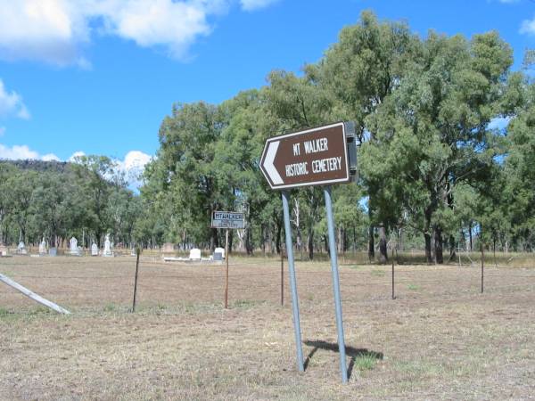 Mt Walker Historic/Public Cemetery, Boonah Shire, Queensland  |   | 
