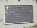 
Rudolf Albert BILLIAU
b: 21 May 1916, d: 29 Aug 1999, aged 83
Mt Cotton  Gramzow  Cornubia  Carbrook Lutheran Cemetery, Logan City

