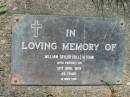
William Taylor (Bill) KITCHIN
19 Apr 1978, aged 69
Mt Cotton  Gramzow  Cornubia  Carbrook Lutheran Cemetery, Logan City

