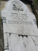 
Herman J BENFER
27 Jun 1910, aged 27
Mt Cotton  Gramzow  Cornubia  Carbrook Lutheran Cemetery, Logan City

