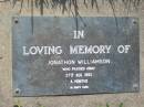 
Jonathon WILLIAMSON
27 Aug 1983, aged 4 months
Mt Cotton  Gramzow  Cornubia  Carbrook Lutheran Cemetery, Logan City

