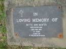 
Bette Ann BENFER
29 Mar 1978, aged 37
Mt Cotton  Gramzow  Cornubia  Carbrook Lutheran Cemetery, Logan City

