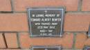 
Edward Albert BENFER
d: 25 May 1932, aged 1 d

Mount Cotton St Pauls Lutheran Columbarium wall 

