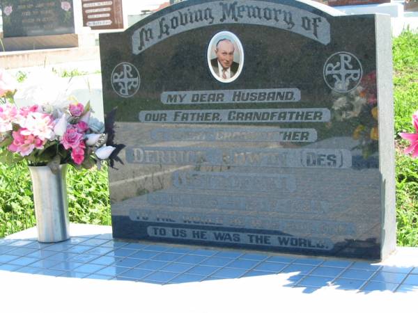 Derrick Edwin (Des) OSTROFSKI  | b: 5 Oct 1925, d: 18 Jul 1994  | Mount Beppo Apostolic Church Cemetery  | 