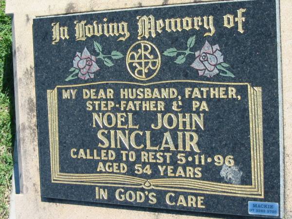 Noel John SINCLAIR  | 5 Nov 1996, aged 54  | Mount Beppo Apostolic Church Cemetery  | 