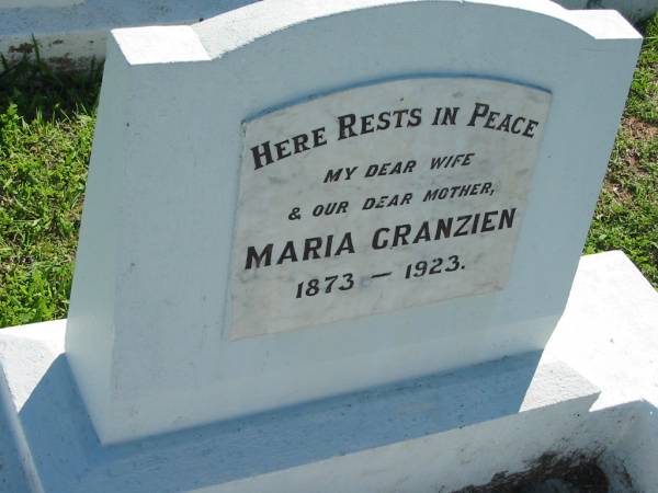 Maria GRANZIEN  | 1873 - 1923  | Mount Beppo Apostolic Church Cemetery  | 