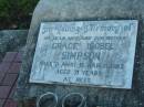 Grace Isobel SIMPSON, died 16 March 1987 aged 71 years, wife mother; Mt Mee Cemetery, Caboolture Shire 