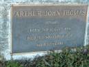 Arthur John THOMAS (senior) B: 2 Aug 1896; D: 21 Nov 1928; aged 32 Mt Mee Cemetery, Caboolture Shire 