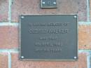 Cedric WALKER; 4 Apr 1992; aged 84 Mt Mee Cemetery, Caboolture Shire 