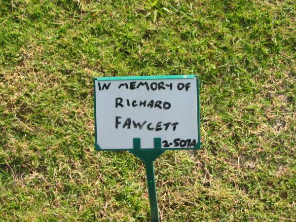 Richard FAWCETT;  | Mudgeeraba cemetery, City of Gold Coast  | 