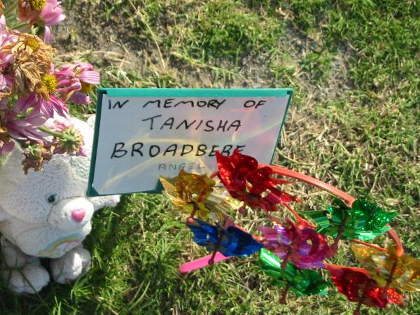 Tanisha BROADBERE;  | Mudgeeraba cemetery, City of Gold Coast  | 