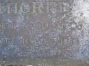 
Harry Kenny THORPE,
born 28-3-1905,
died 1-9-1983;
Edith Jean THORPE,
born 7-10-1908,
died 16-3-1983;
Mudgeeraba cemetery, City of Gold Coast
