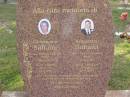 Giuseppina SULTANA,
born 10-4-1935 Pachino Siracusa Italia,
died 10-3-2001 Sydney Australia;
Sebastiano SULTANA,
born 23-5-1927 Pachino Siracusa Italia,
died 17-4-2001 Brisbane Australia;
Mudgeeraba cemetery, City of Gold Coast