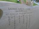 
Leonie Louise SHARP (nee EDWARDS),
14 Feb 1979 - 1617 June 2002;
Mudgeeraba cemetery, City of Gold Coast
