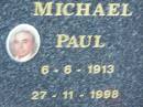 
Michael Paul WELTER,
6-6-1913 - 27-11-1998;
Else WELTER (nee DREGER),
23-2-1916 - 3-5-2003;
Mudgeeraba cemetery, City of Gold Coast
