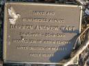 Darren Andrew HART,
24-10-1965 - 20-11-2001,
son of John & Heather,
brother of Bradley;
Mudgeeraba cemetery, City of Gold Coast