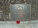 
R.V. LAMBERT,
died 18-12-2004 aged 80 years;
Mudgeeraba cemetery, City of Gold Coast
