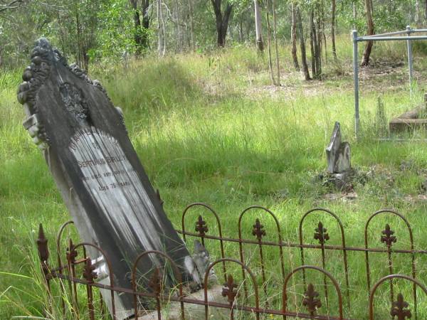 Septimus BIRLEY,  | died 29 March 1916 aged 75 years;  | Mundoolun Anglican cemetery, Beaudesert Shire  | 