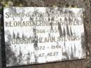 Leonard Ernest STEVENS, 1866 - 1935; Bessie Hearn STEVENS, 1872 - 1964; Murphys Creek cemetery, Gatton Shire 
