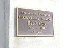 
Aileen (Lanna) Florence STEVENS,
1905 - 1997;
Murphys Creek cemetery, Gatton Shire
