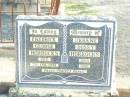 Fredrick George HORROCKS, died 7 Feb 1974; Urbane Dossy HORROCKS, died 1980; Murphys Creek cemetery, Gatton Shire 