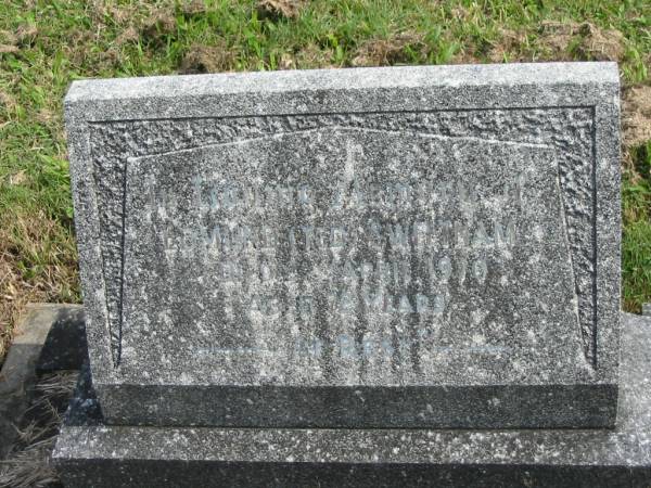 Edmund (Ted) SWEETNAM,  | died 27 April 1970 aged 72 years;  | Murwillumbah Catholic Cemetery, New South Wales  | 