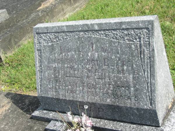 Charles August ELFORD,  | died 18 May 1960 aged 72 years;  | Isabella Margaret ELFORD,  | died 6 March 1976 aged 85 years;  | Murwillumbah Catholic Cemetery, New South Wales  | 