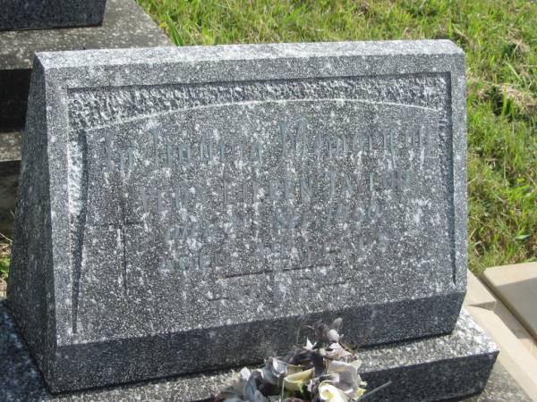Vera Eileen LAYLOR,  | died 2 Sep 1960 aged 49 years;  | Murwillumbah Catholic Cemetery, New South Wales  | 