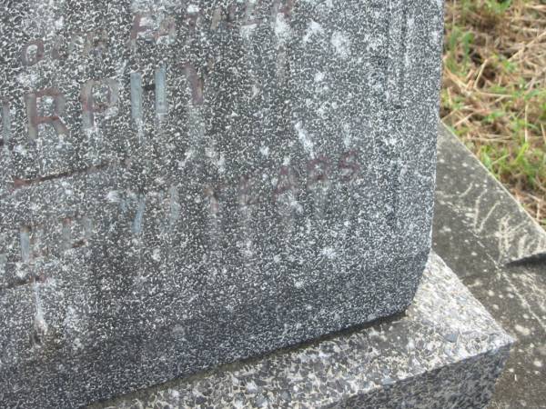 James MURPHY,  | husband father,  | died 7 Aug 1960 aged 79 years;  | Murwillumbah Catholic Cemetery, New South Wales  | 