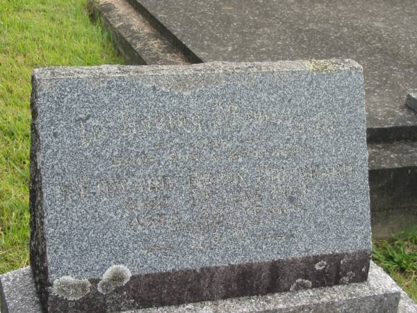 Edward Brian PRITCHARD,  | son brother,  | died 5 June 1959 aged 22 years;  | Murwillumbah Catholic Cemetery, New South Wales  | 