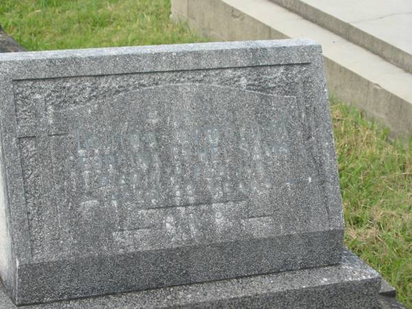 Georgina Ethel SAMS,  | died 11 Feb 1957 aged 63 years;  | Murwillumbah Catholic Cemetery, New South Wales  | 
