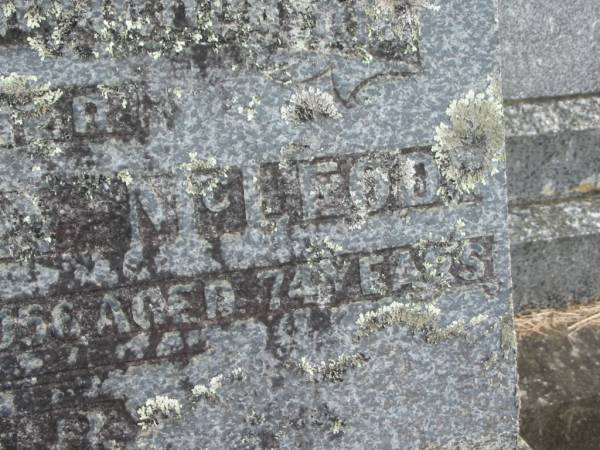 Ellen Mary MCLEOD,  | mother,  | died 31 March 1956 aged 74 years;  | Murwillumbah Catholic Cemetery, New South Wales  | 