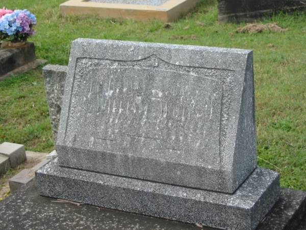 William WHITE,  | died 12 Dec 1958 aged 76 years;  | Murwillumbah Catholic Cemetery, New South Wales  | 