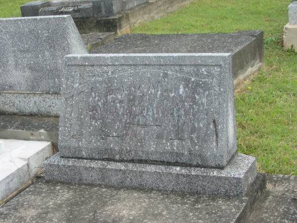 Samuel Michael LESLIGHT,  | father,  | died 17 March 1955 aged 75 years;  | Murwillumbah Catholic Cemetery, New South Wales  | 