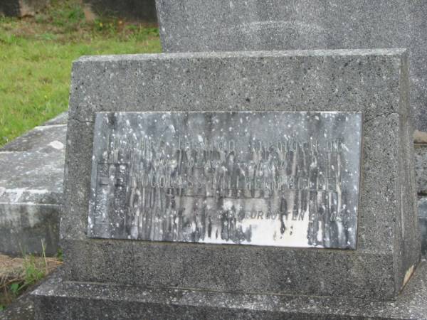 Nocolass Willhelm BOLLEN;  | Murwillumbah Catholic Cemetery, New South Wales  | 