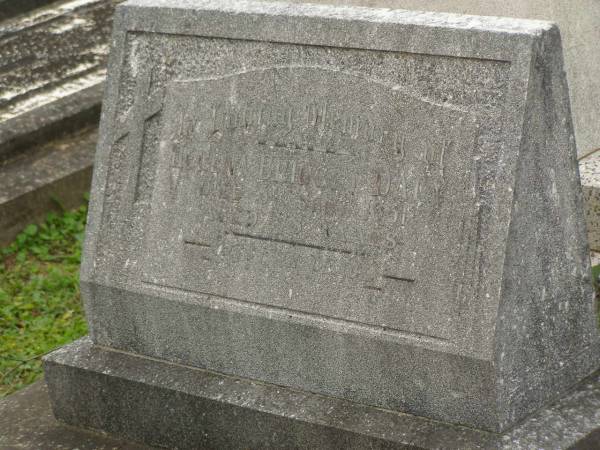 Helena Bridget DALY,  | died 5 Sept 1951 aged 78 years;  | Murwillumbah Catholic Cemetery, New South Wales  | 